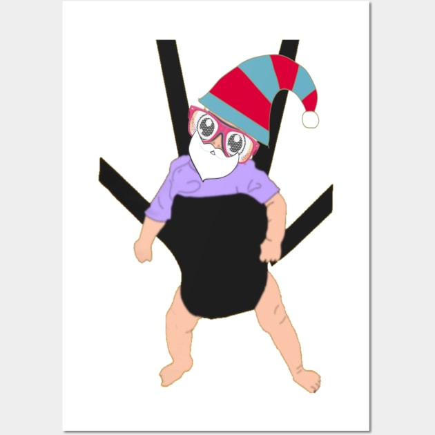 BABY CARRY SANTA Wall Art by Own Store